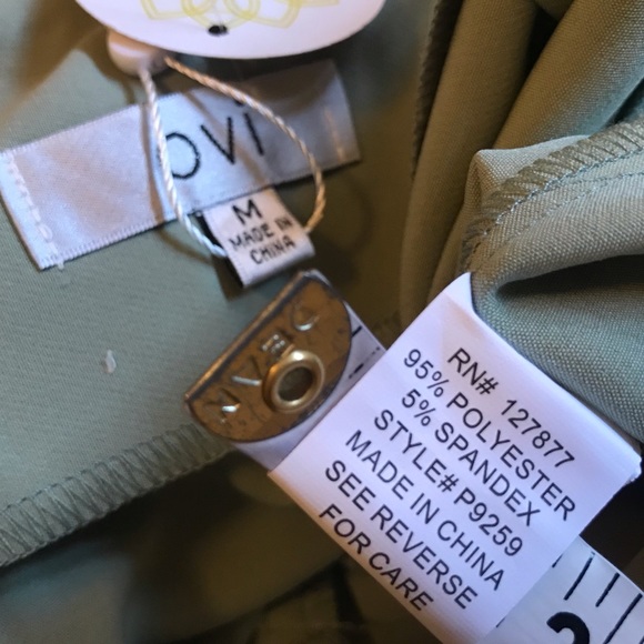 NWT High waist belted pocketed pants size M - Picture 5 of 12